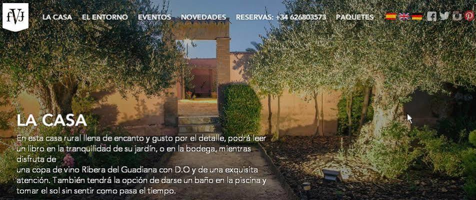 Ribera del Fresno Finca Villa Juan מראה חיצוני תמונה