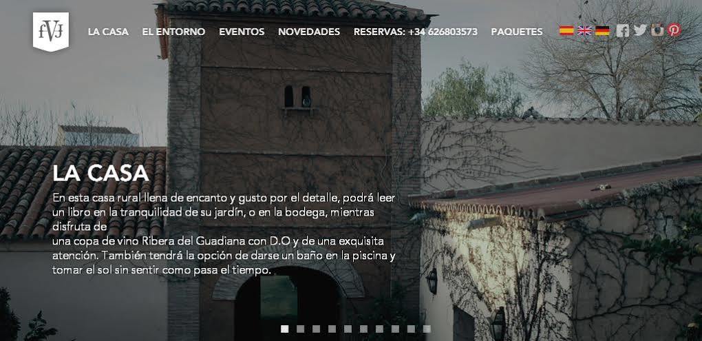 Ribera del Fresno Finca Villa Juan מראה חיצוני תמונה